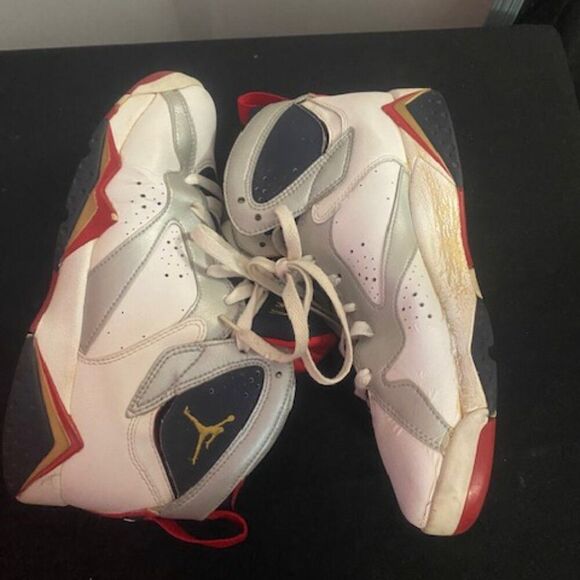 Air Jordan Retro 7 Retro Olympic 2012, size 7Y - Picture 3 of 9